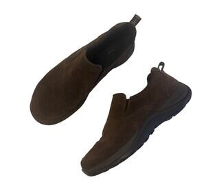 L.L. Bean Men's Brown 254540 Suede Comfort Moc Slip On Shoes Size 8.5M Loafers